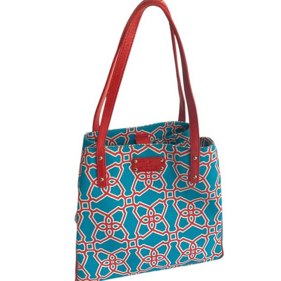Kate Spade Moroccan Market Michelle Bag Two-Way Convertible Carryall Purse Tote - Picture 1 of 12